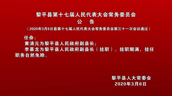 平乐县人民政府办公室人事任命，构建高效政府治理系统的要害行动