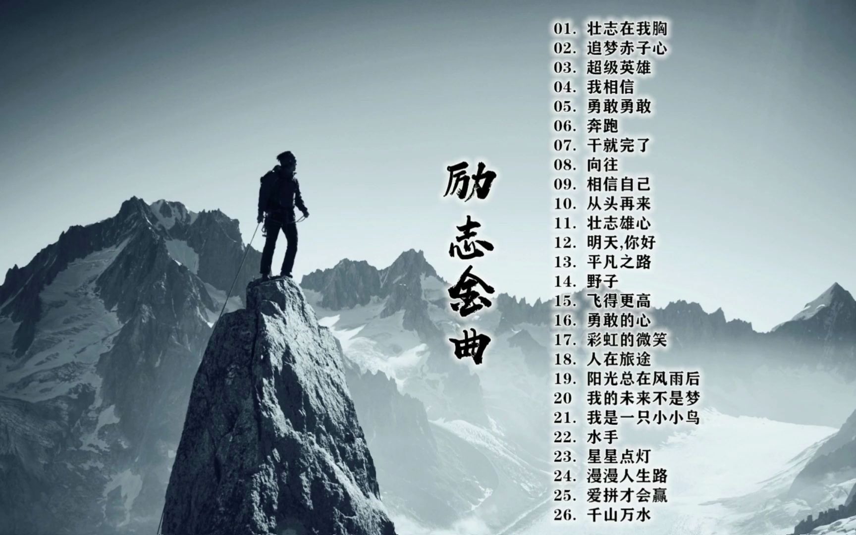 最新励志歌曲点燃激情，照亮人生之路